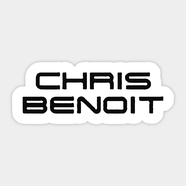 Chris Benoit  High-Flying Hero Sticker by New Hope Co.